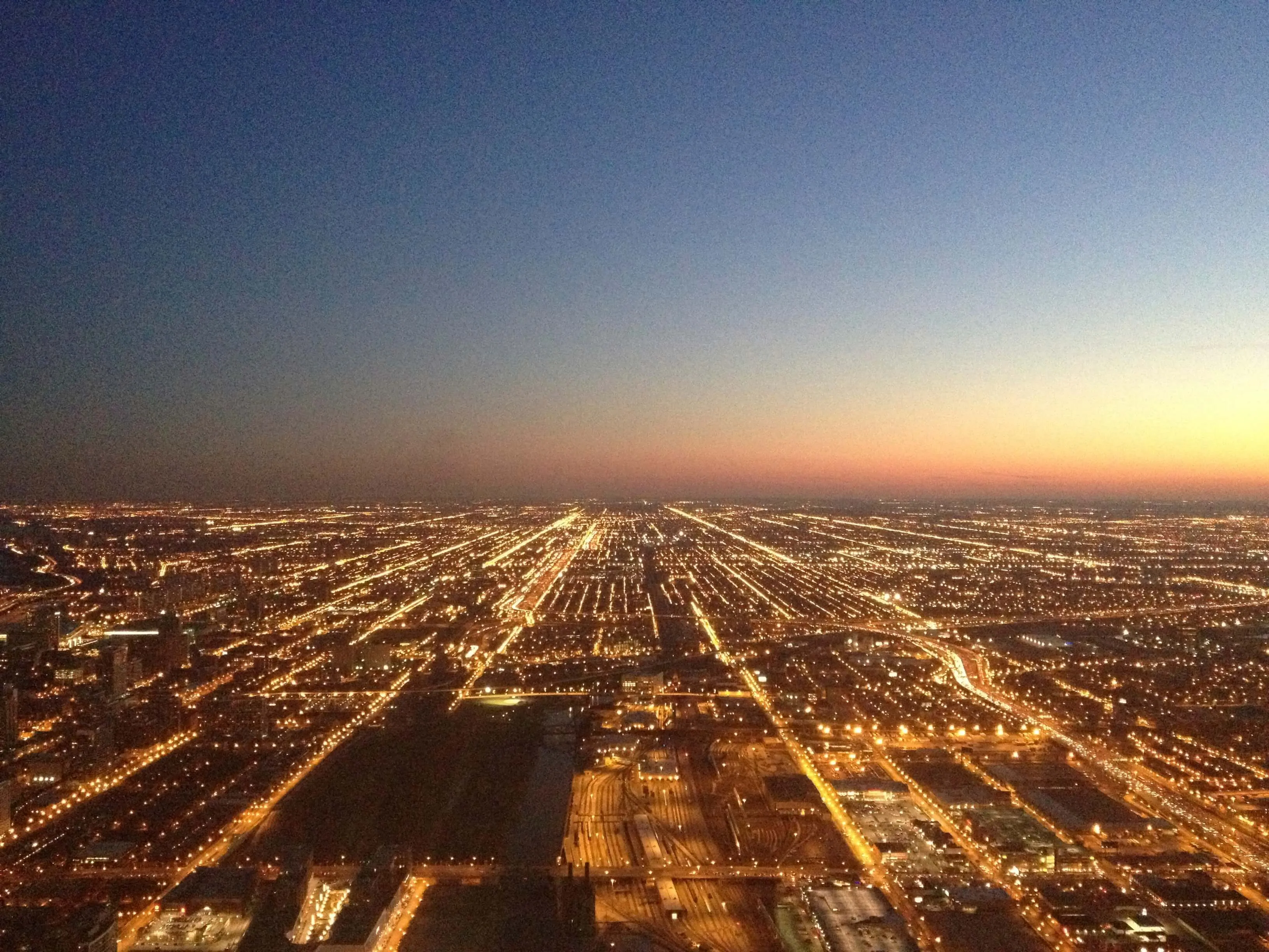 View from the top of the Willis Tower