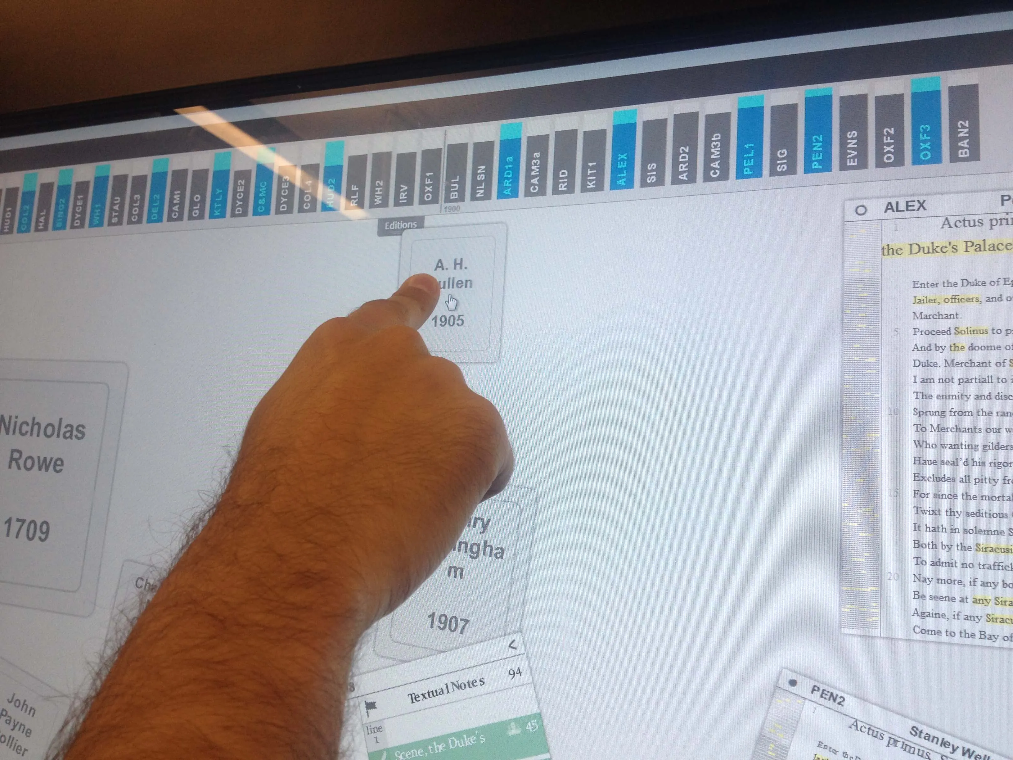 Multi-Touch Variorum